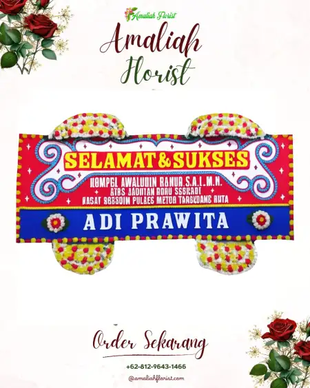 Papan Bunga Ucapan Selamat Batang Natal