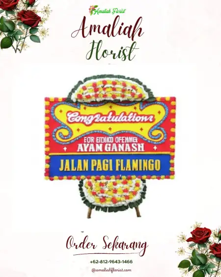 Sewa Papan Bunga Batang Natal